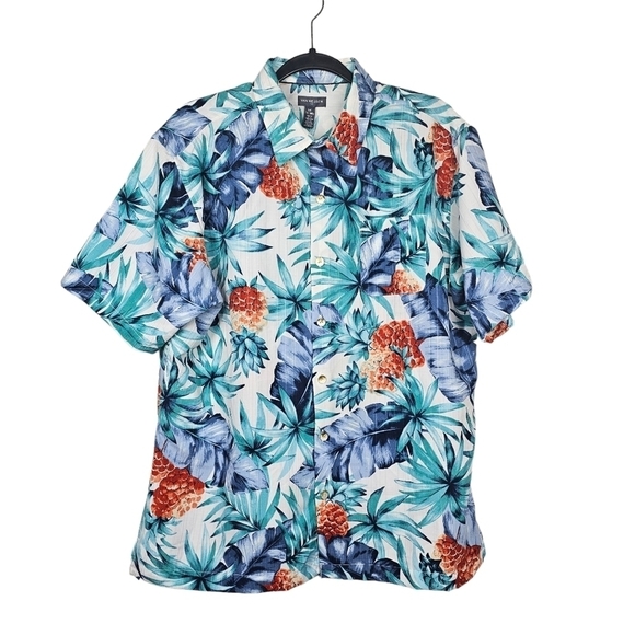 Van Heusen Air Hawaiian Button Down - Picture 1 of 5